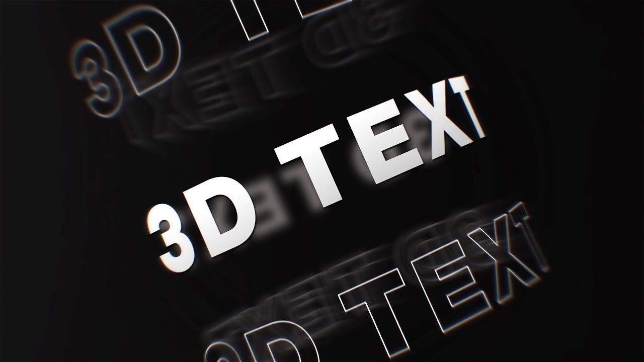 Create Stunning Rotating 3D Text Animations in After Effects ✨