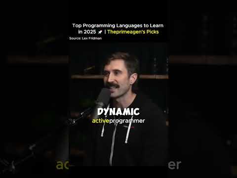 Top Programming Languages to Learn in 2025 |The Primeagen’s Picks! #codinghub #smartphone #icodetips