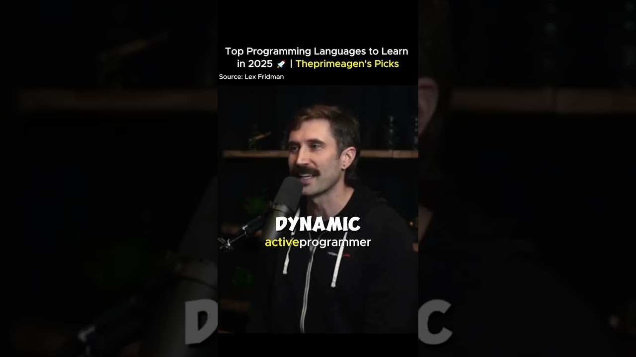 Must-Know Programming Languages for 2025: The Primeagen’s Top Picks 💻