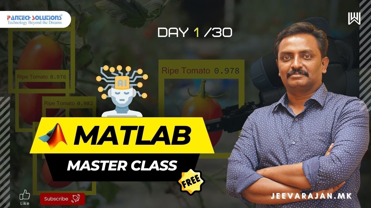 Matlab Master Class Day 1/30 with MK Jeevarajan 🚀