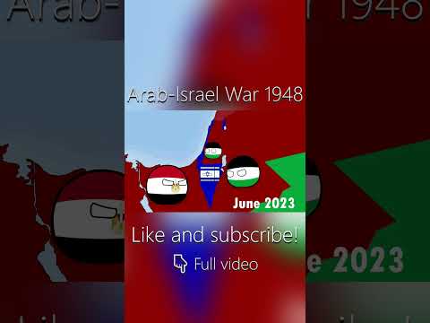 Arab Israel War 1948 | Countryballs