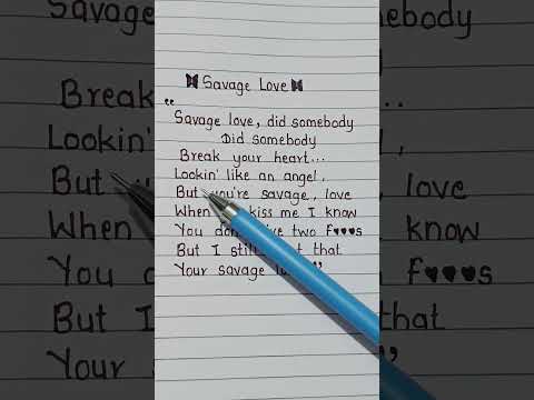Savage Love #bts #lyrics #lyricvideo