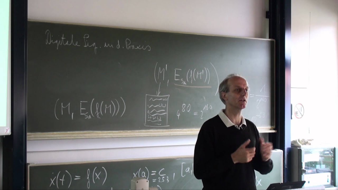 Datensicherheit Vorlesung Nr. 13 – Videoaufzeichnung vom 13. Juni 2012 🎥