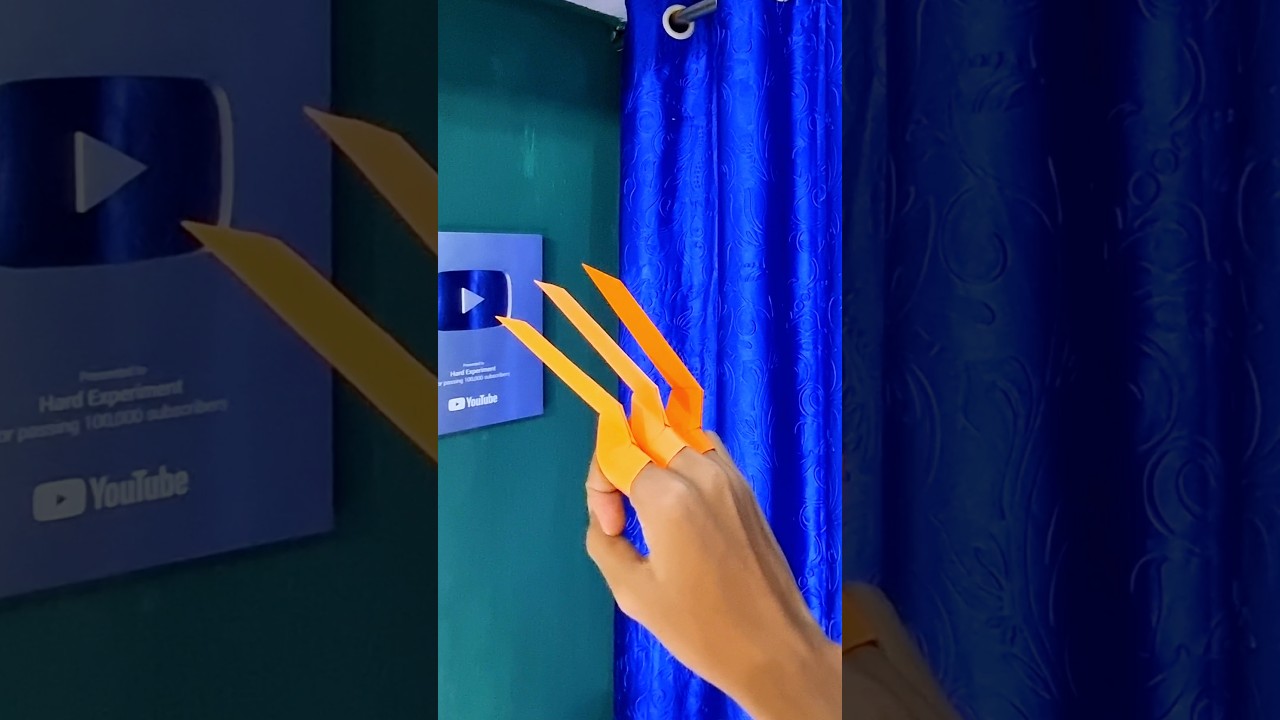 DIY Paper Wolverine Claw 🐾