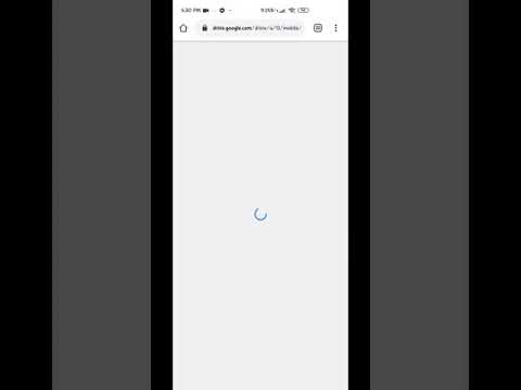 Google Drive file upload on mobile problem solution