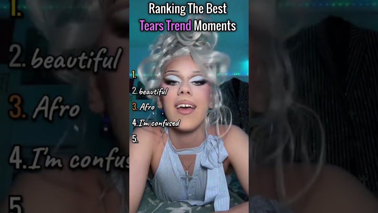 Ranking the best tears trend moments ❤️‍🔥