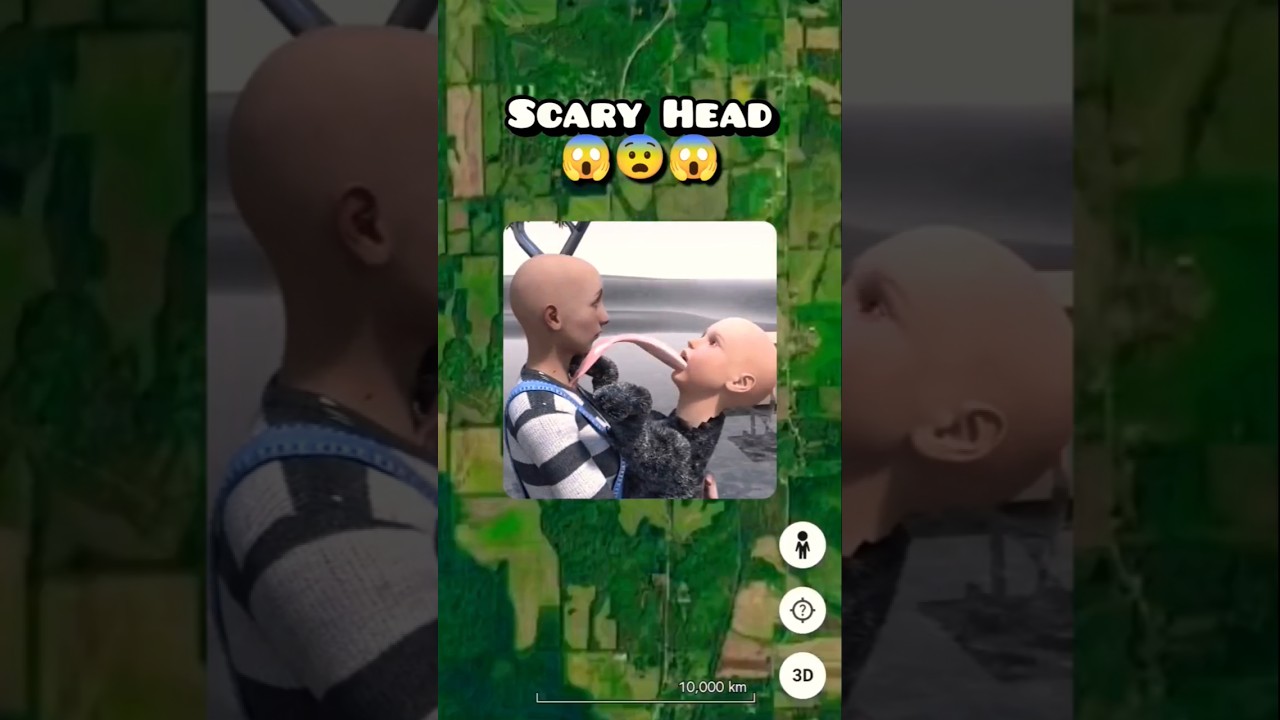 Eerie Head Spotted on Google Maps π±