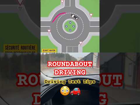 hur du kör i rondell | Roundabout Driving  #car #cardriving #rondell #key2dl