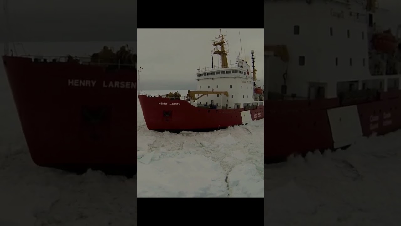Icebreaker Henry Larsen…..