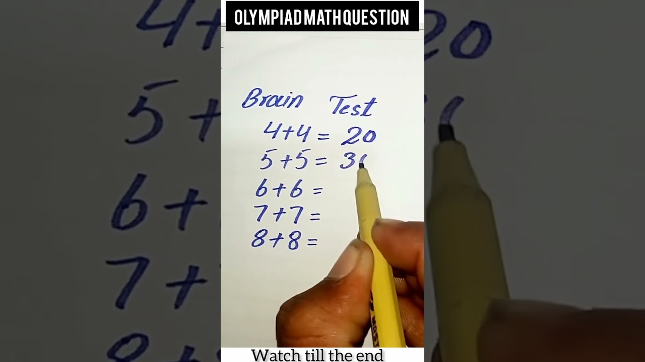 Crack the Olympiad Math Challenge! 🧠 | Short & Sharp Math Puzzle