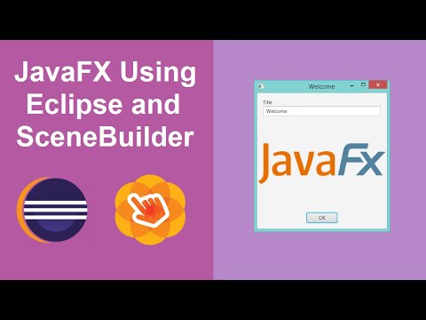 JavaFX App Setup with Eclipse & Scene Builder