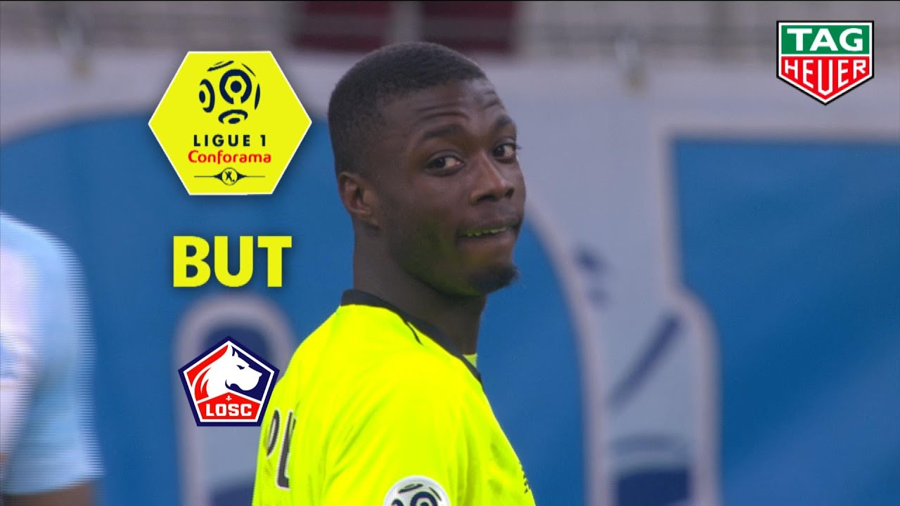 Nicolas Pepe's Late Goal in Marseille vs LOSC (2018-19)