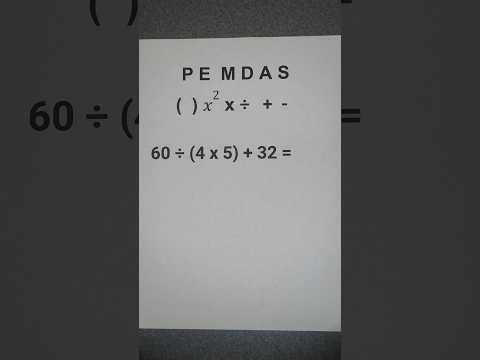 PEMDAS Applied #maths