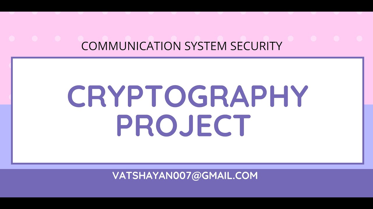 Secure Cryptography Communication System | Final Year Project with IEEE Paper & GitHub Code 🔐