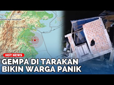 INFO GEMPA di Tarakan, Getaran Bikin Warga Panik Berlarian Keluar Rumah, BMKG Sebut M 4,7