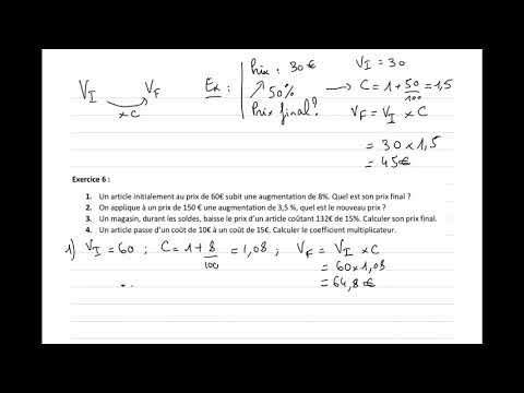 01/12 - 2nde Exercices 5 ; 6 et 7 + rappels de cours