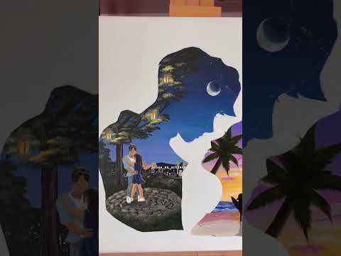 For all the romantics💞#acrylicpainting #romantic #artlovers #love #romance