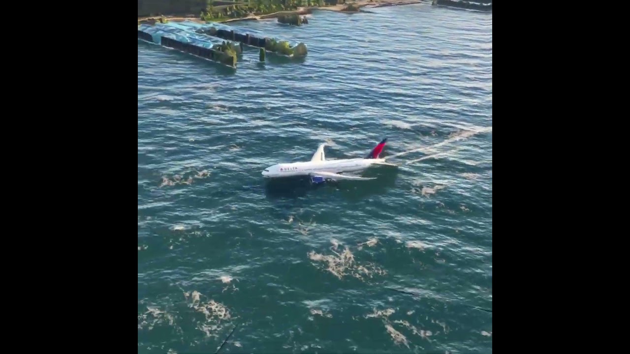 🚨 The Scariest Airport Landing Ever! Watch a Risky B777 Delta Flight Touch Down