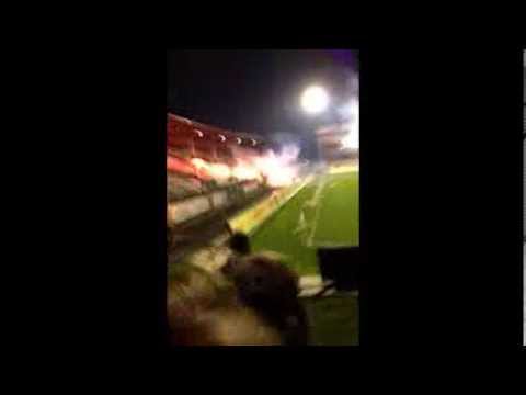 ANTWERP - STVV 2014 Binnekomen Tribune 2 !!