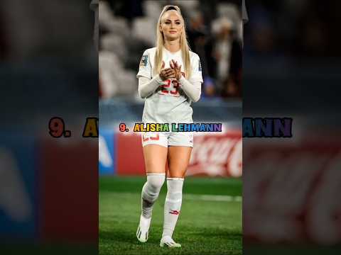 top 10 most beautiful female footballers in the world! #football #beautiful #top #femalefootball
