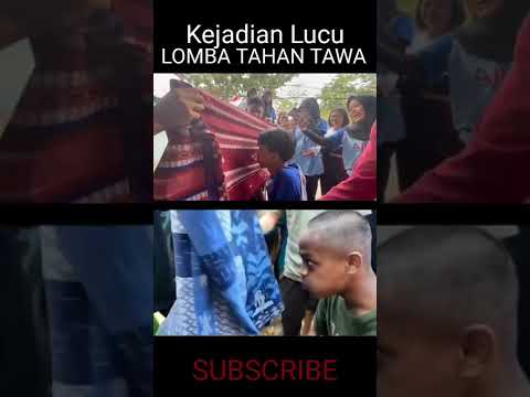 KEJADIAN LUCU LOMBA TAHAN TAWA #shorts