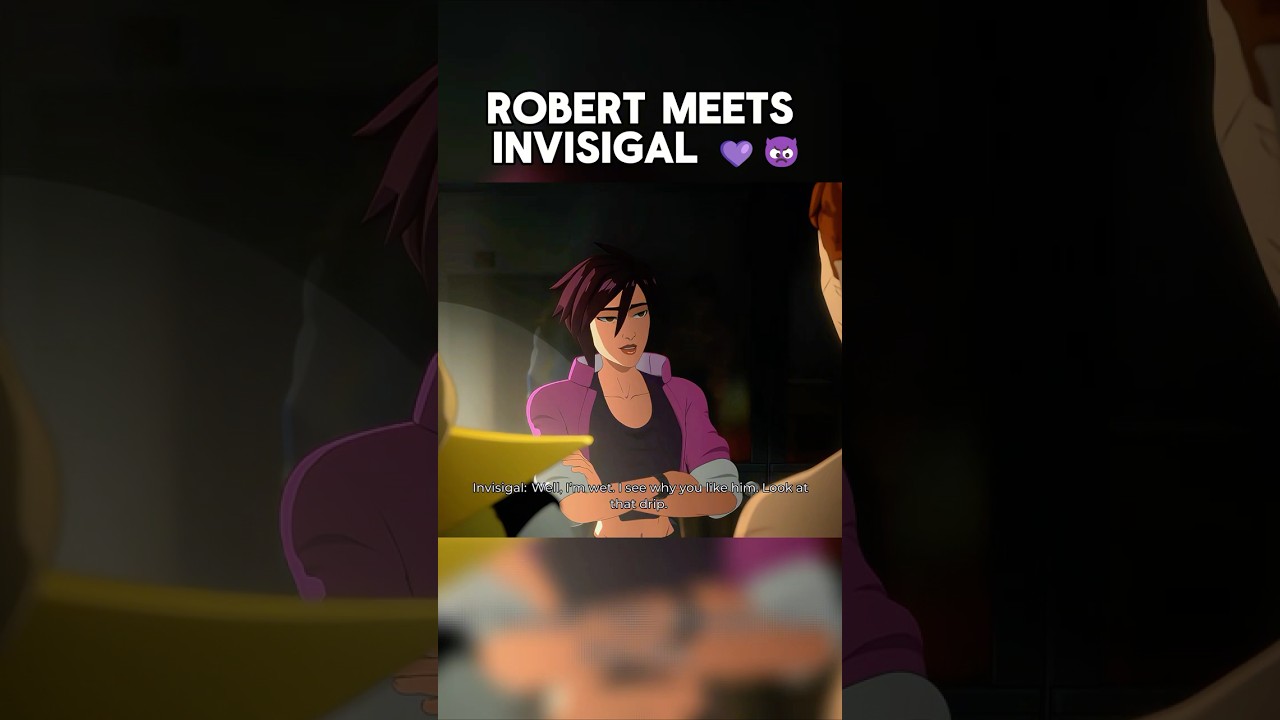 Robert Encounters Invisigal in Epic Showdown! 💜👿