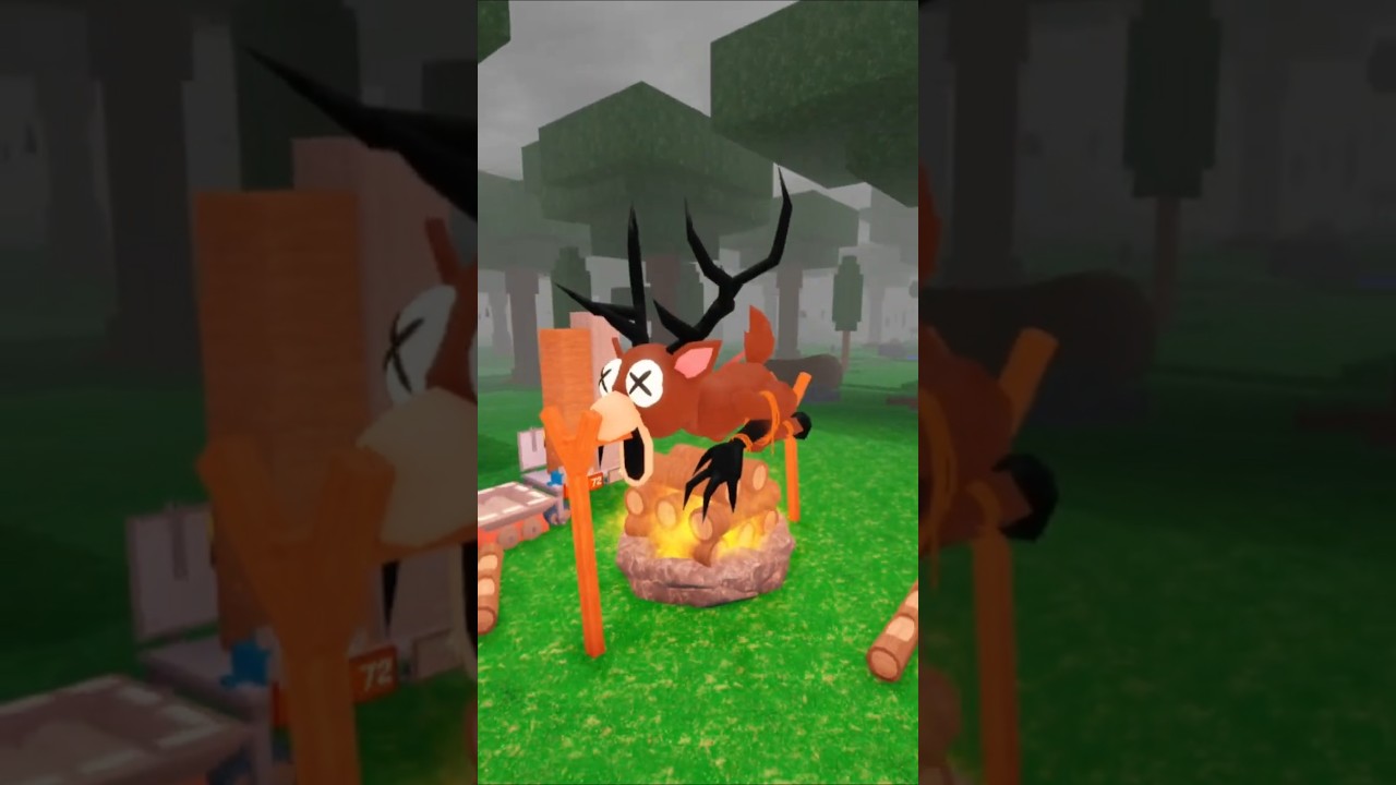 Dino Kid Devours Deer in Roblox Adventure! 🦕