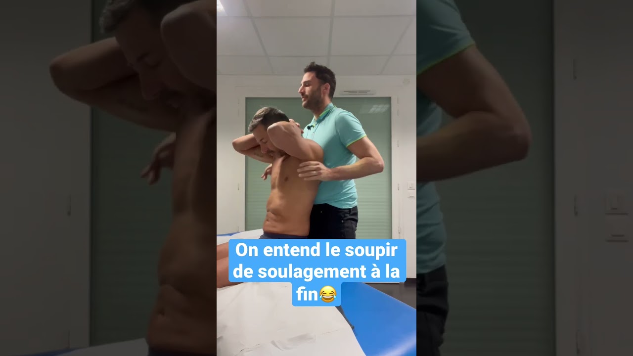 Je lui soulage sa Douleur avec ce Craquement entre la nuque et le dos! #douleur #asmrsounds #dos