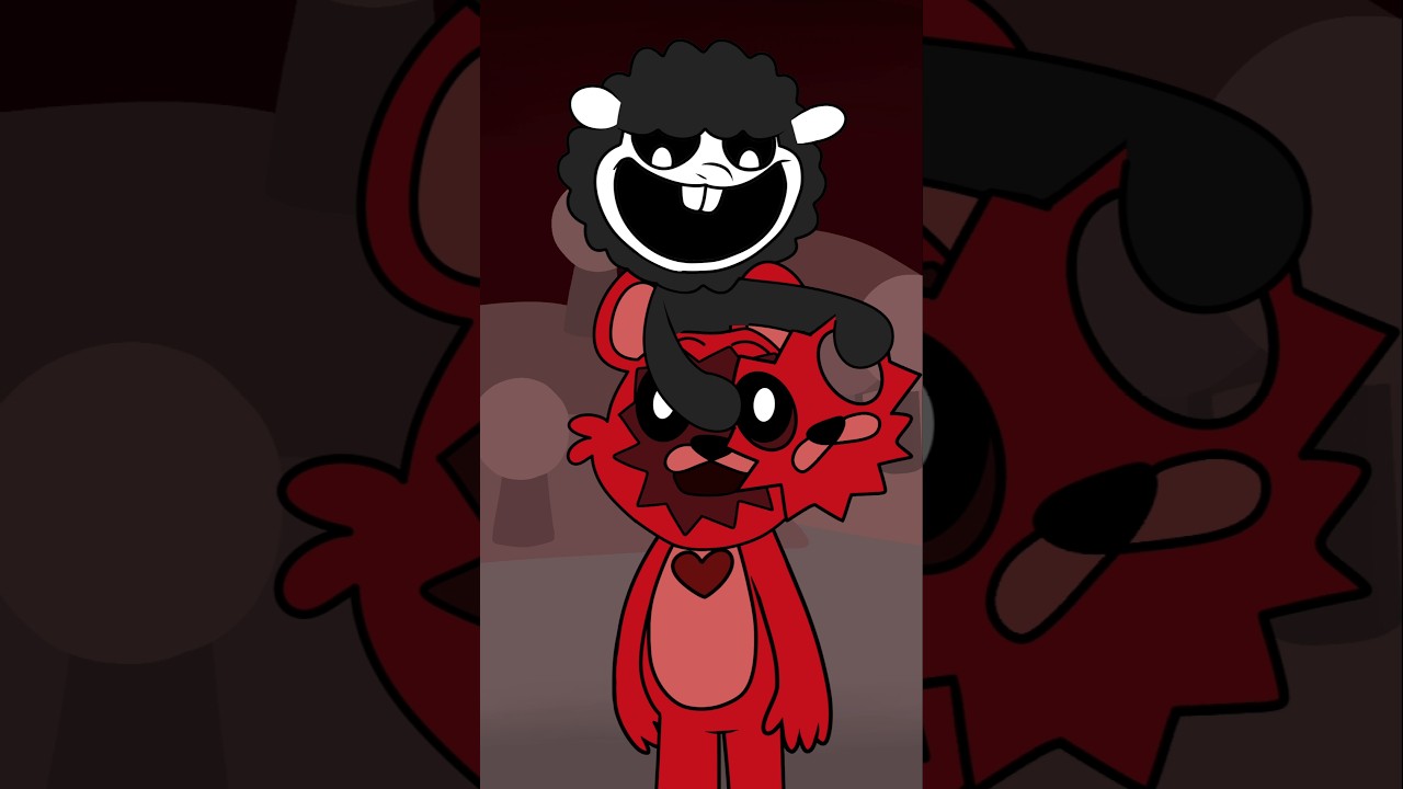 Nightmare & Smiling Critters Collide! Baba Chops & DogDay Animation 🐶🔪