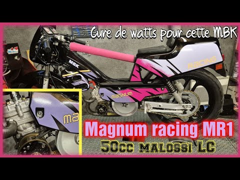Vlog MBK magnum racing MR1 50cc malossi Lc AV10