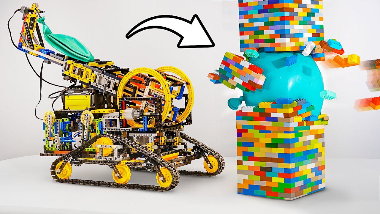 Lego Engineering: Machines vs Tower Challenge 🏗️