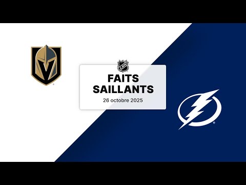Golden Knights vs Lightning | Faits saillants