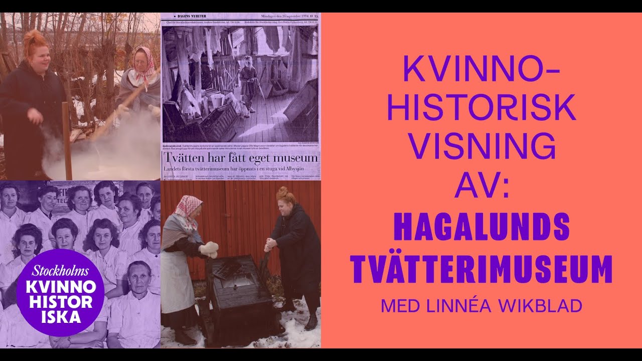 Upptäck Hagalunds Tvätterimuseum med Linnéa Wikblad 🧺 – En unik kvinnohistorisk guidning