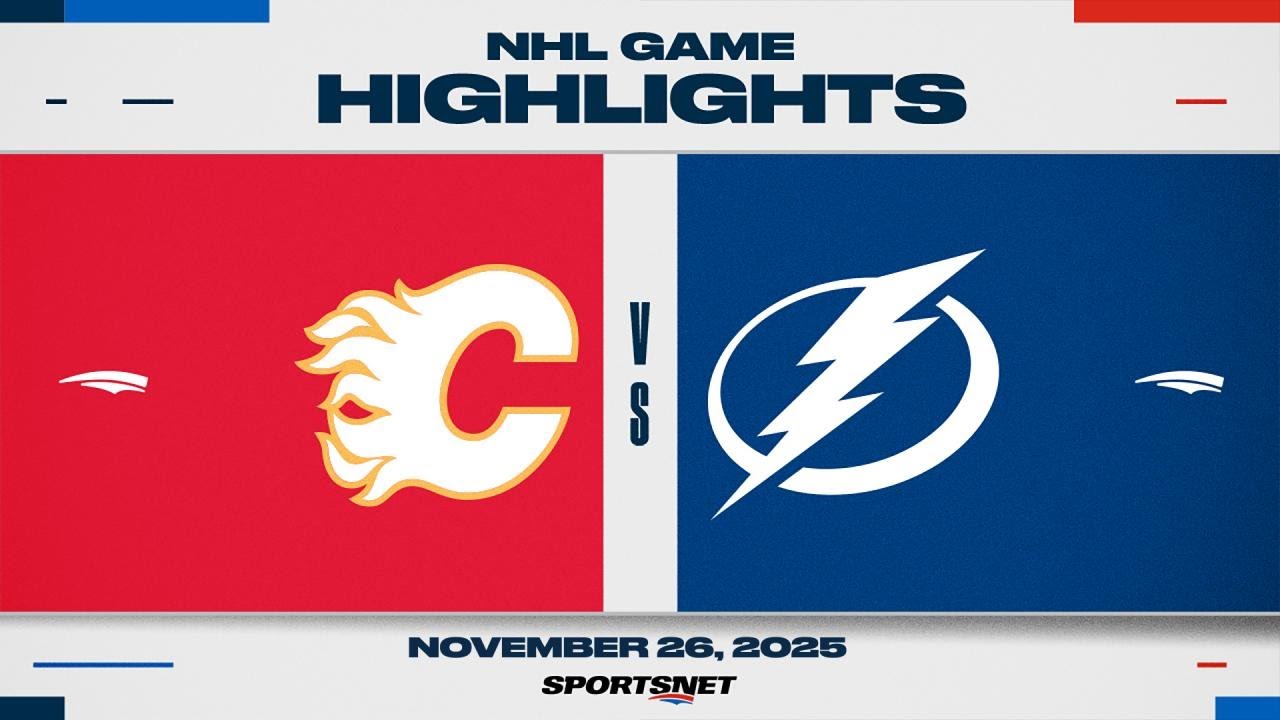 NHL Highlights: Lightning Defeat Flames 2025 🏒