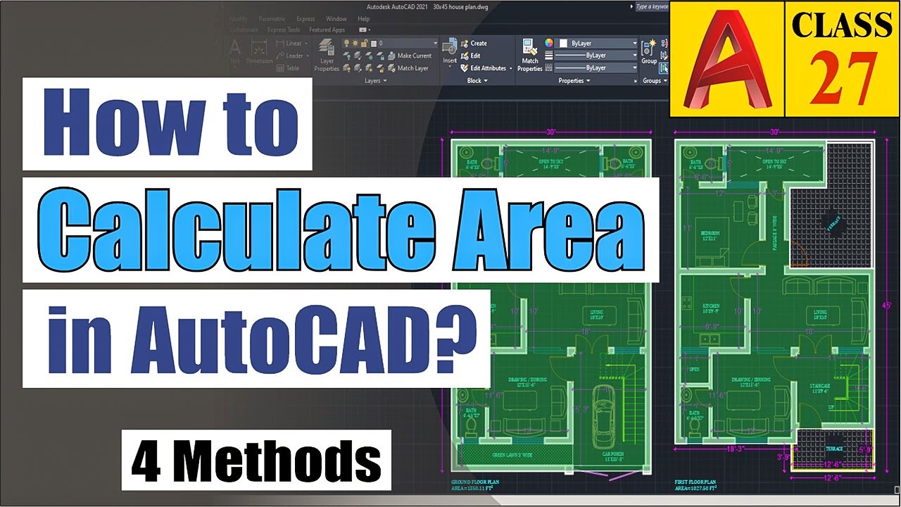AutoCAD Area Calculation in Urdu/Hindi: 4 Easy Methods 🖥️