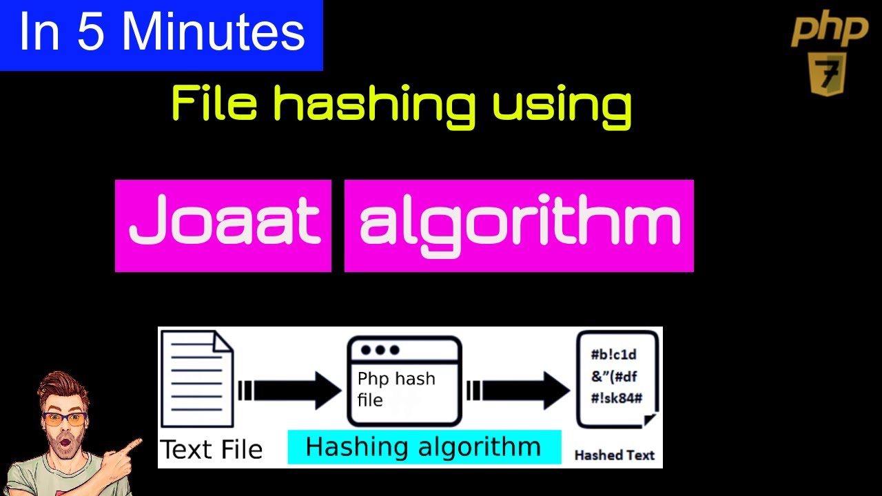 coding file hashing using joaat algorithm |file hashing algorithms | joaat algorithm |PHP file hash