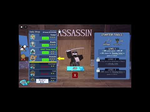 Buying The Assassin Class In 99 nights In The Forest