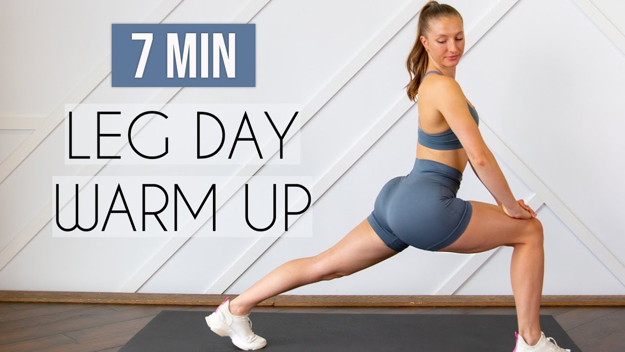 7-Minute Leg & Glute Warm-Up Routine with Dynamic Stretching and Activation