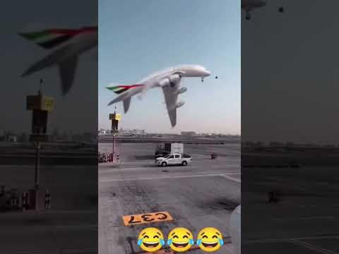 Funny airplane dancing