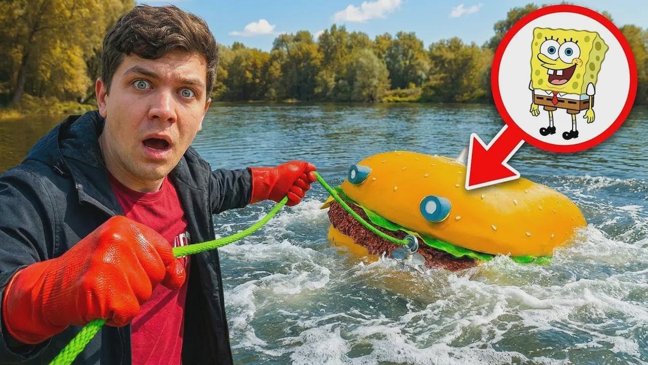 ¡Carro de Bob Esponja hallado en el pantano! 🚗