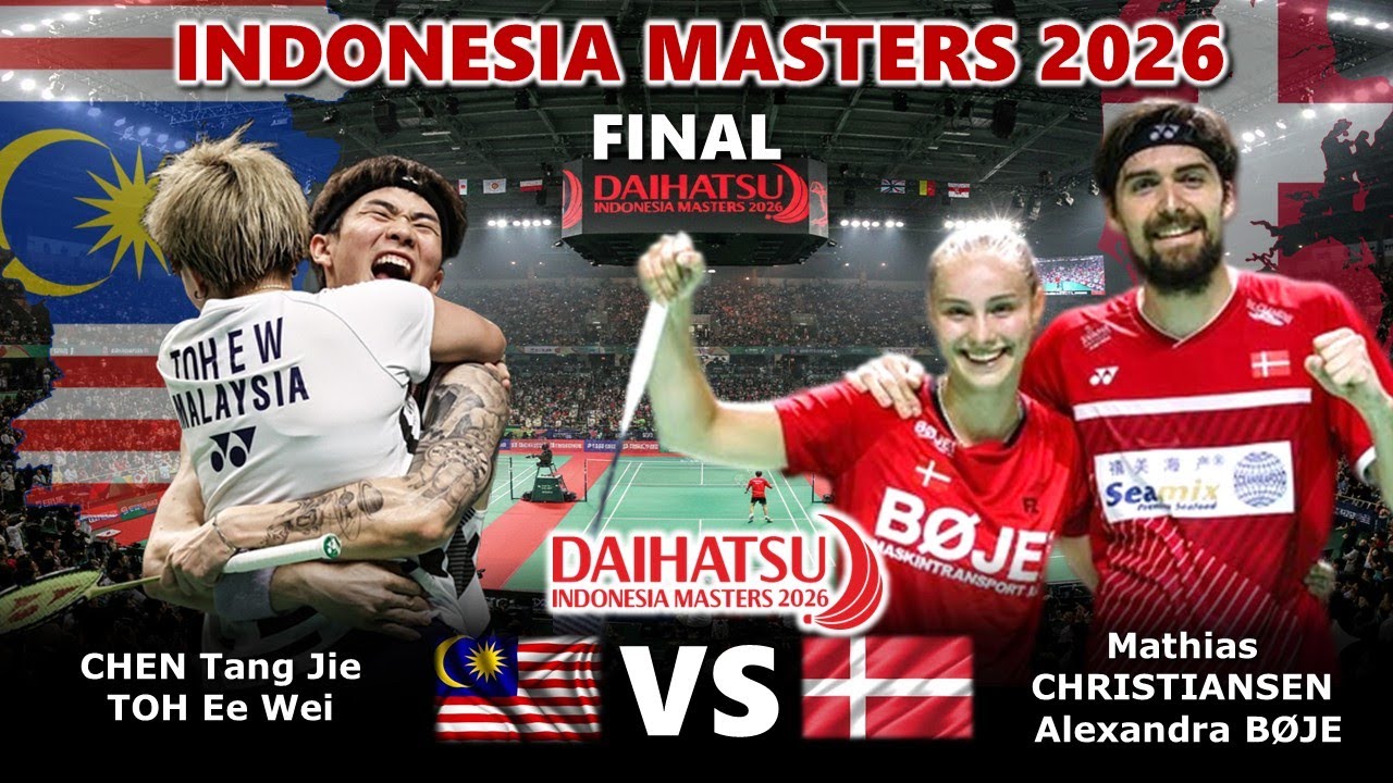 Indonesia Masters 2026 Badminton Semi-Final: Chen/Toh vs Christiansen/Bøje 🏸