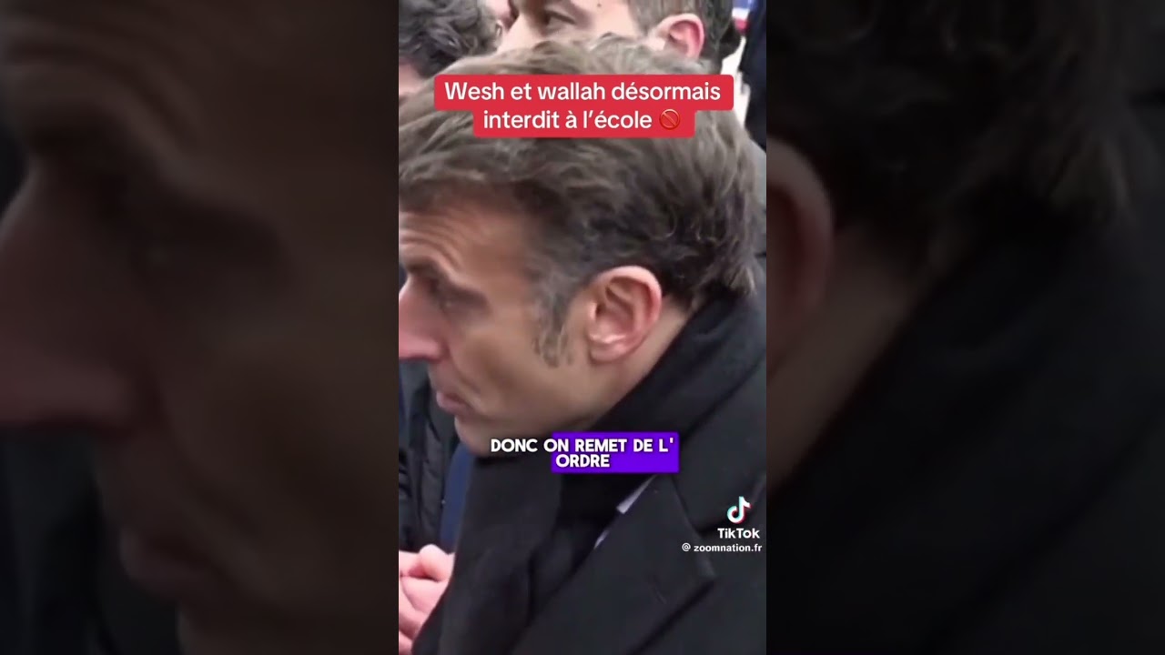 Interdiction des mots 'wesh' et 'wallah' à l'école ❌