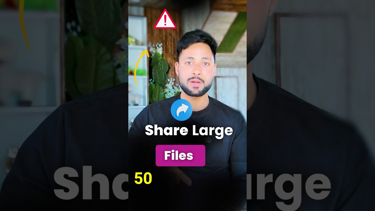Share Large Video/Files Upto 750 GB π² Easy Trick