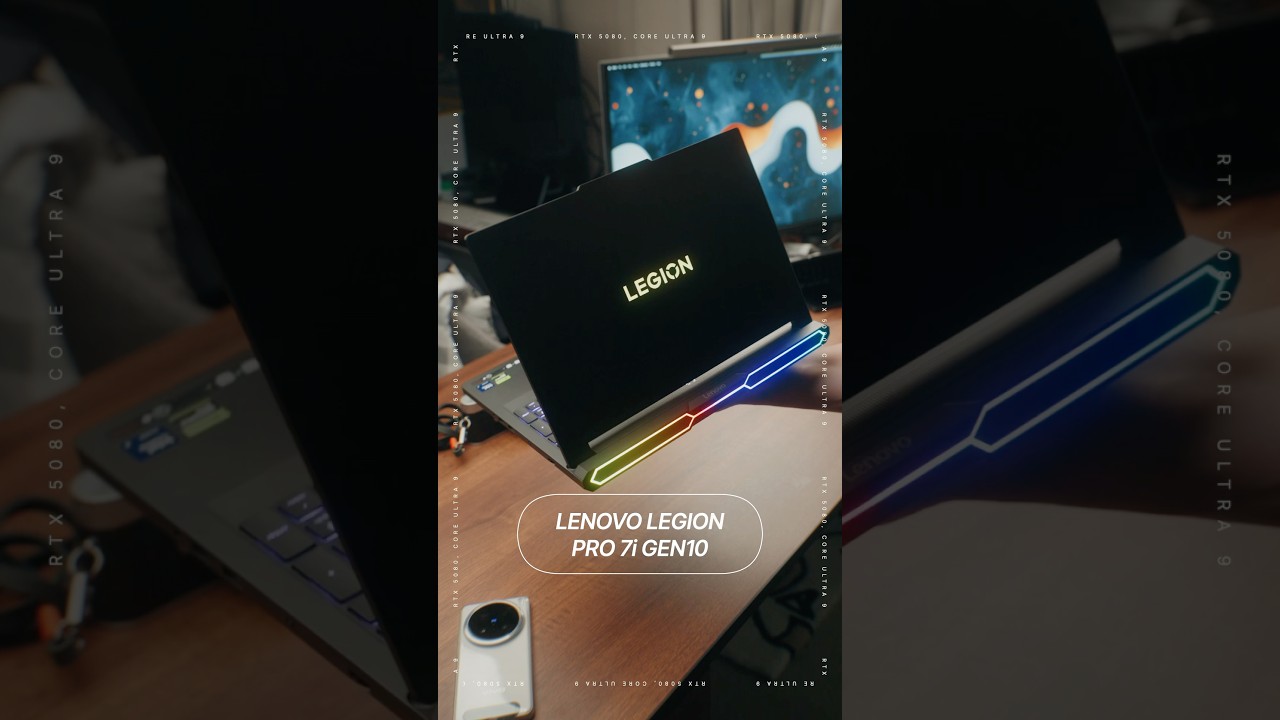 Lenovo Legion Pro 7i Gen10 Unboxing & RTX 5080 🎮