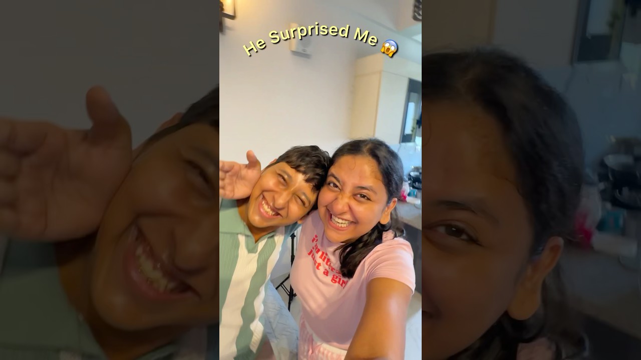 My Adopted Brother Surprised Me #minivlog #ytshorts #shorts