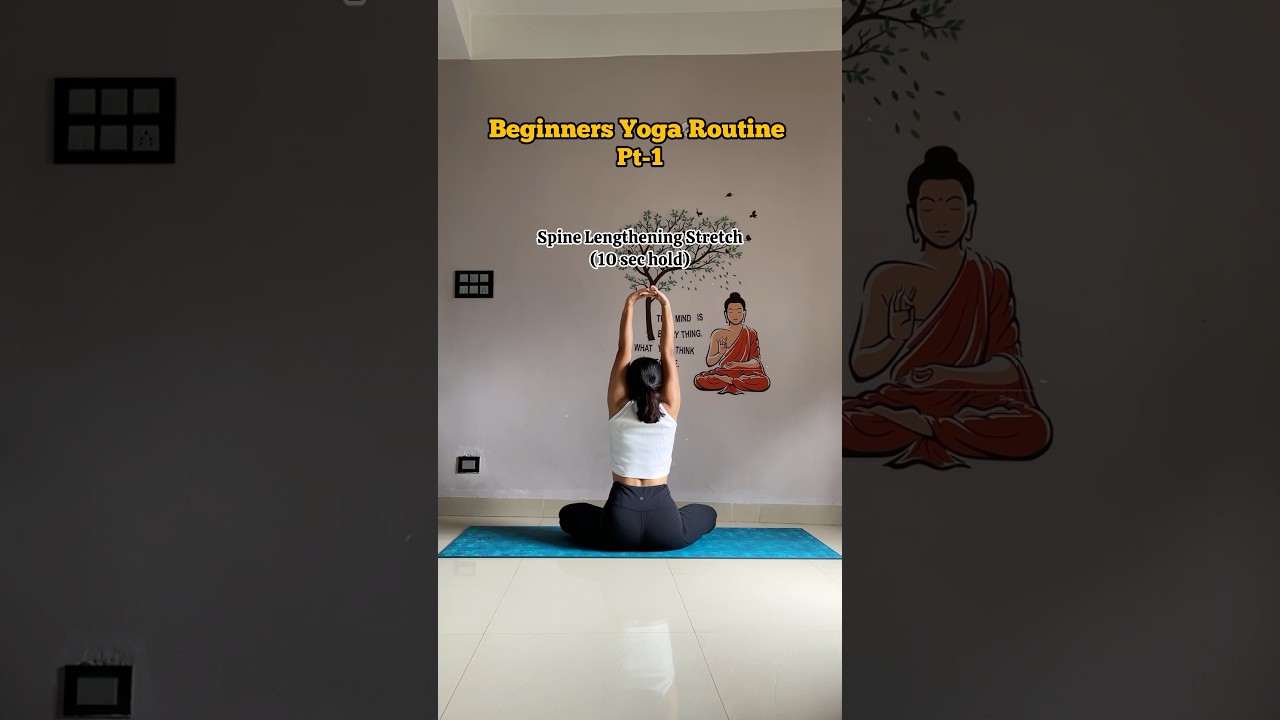 Beginner Yoga Flow 🧘🏻♀️ for Calm & Grounding