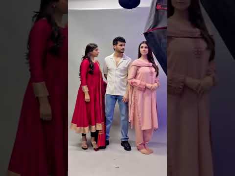 Manjhli Drama BTS Moment. Khadija saleem Fahad Shiekh in #manjhli Drama #bts #khadijasaleem #shorts