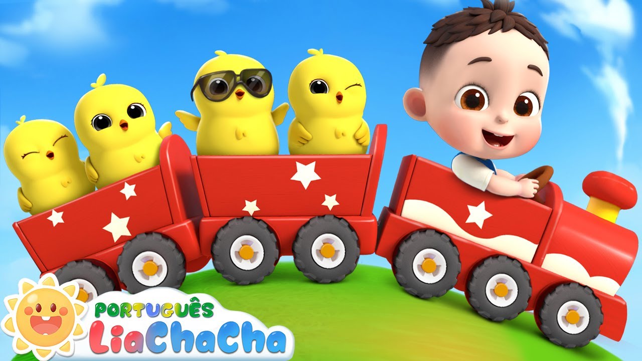 LiaChaCha: Cinco Pintinhos (Versão Trem) 🎶