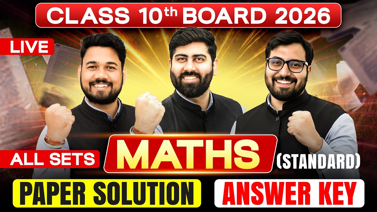 CBSE Class 10 Maths Standard Paper 2026 Solution π