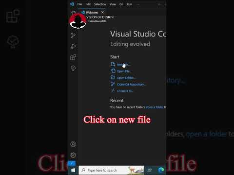 #HTMLTutorial: Learn How to Create an HTML File in Visual Studio Code | Beginner's Guide